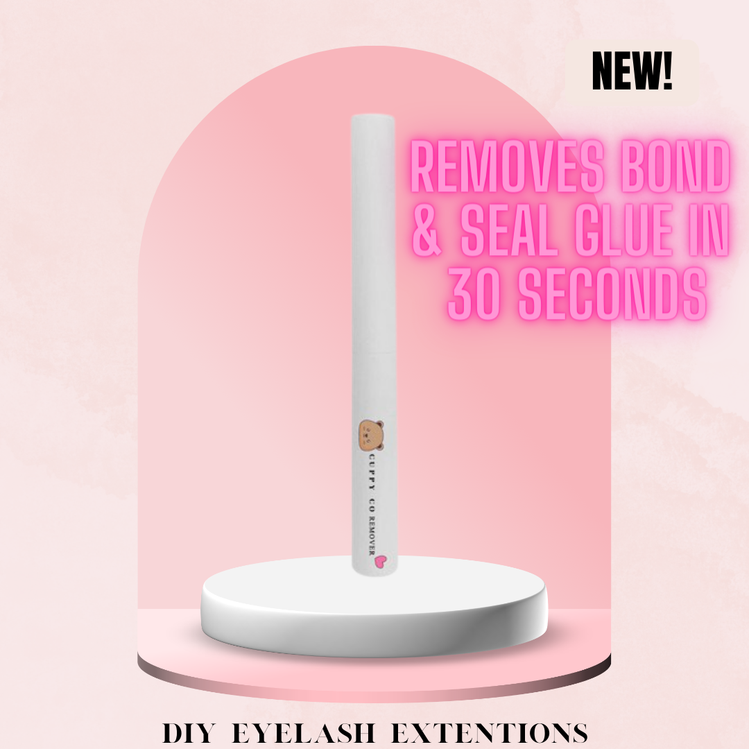 Bond and Seal Remover DIY eyelash extensions