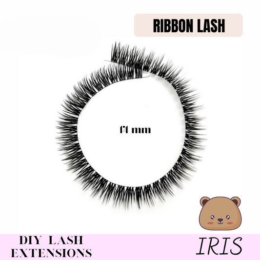 Ribbon DIY lash extensions "Iris"