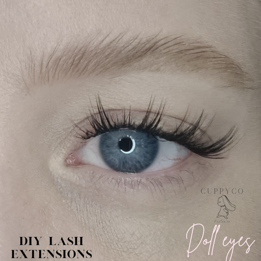 Ribbon DIY lash extensions "Doll eyes"