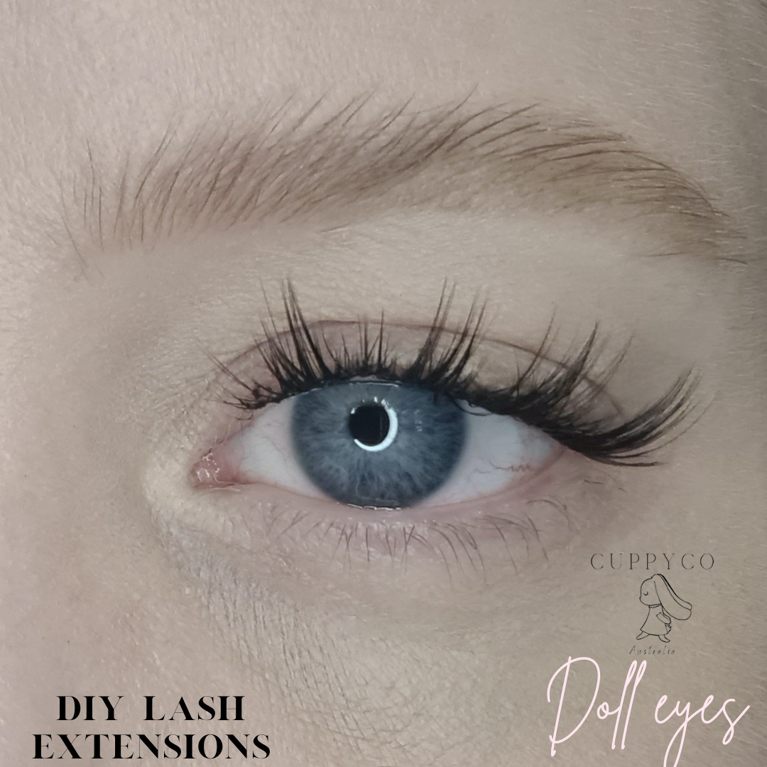 Pre cut DIY eyelash extensions "Doll eyes"