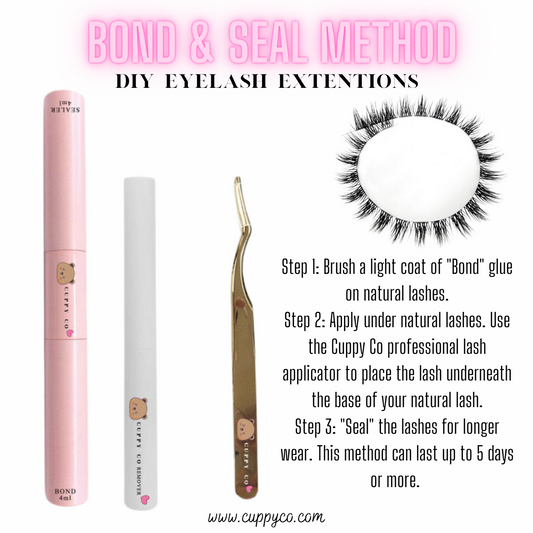 Bond and Seal DIY eyelash extensions adhesive