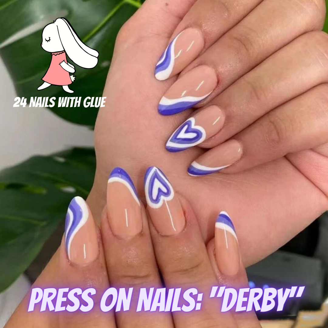 Press On Nails "Derby"