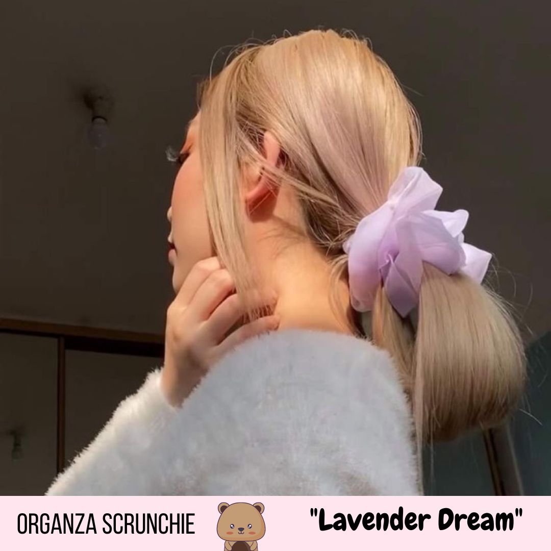 Oversized Organza Scrunchie