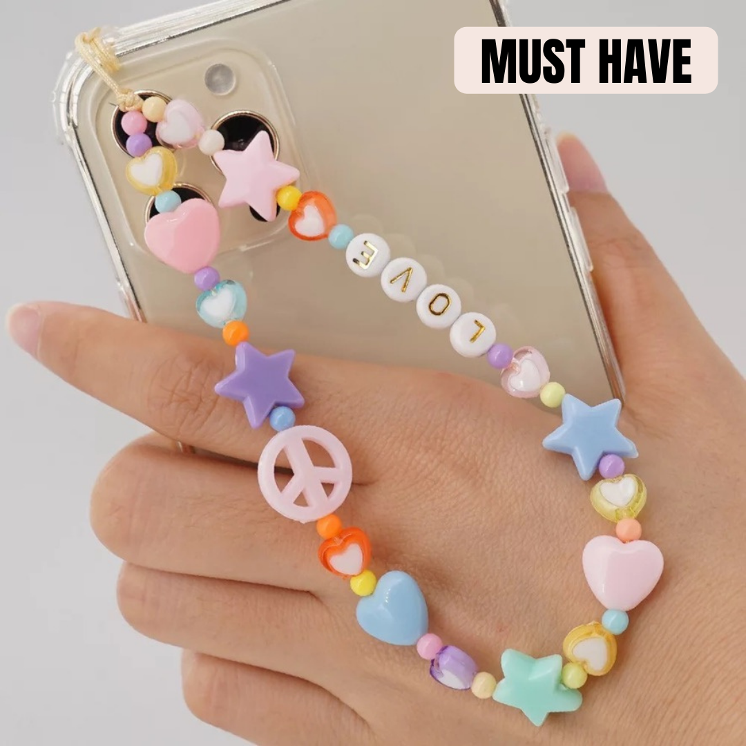 Kawaii Phone Charm "Peace & Love"