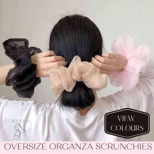 Oversized Organza Scrunchie