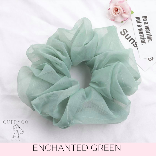 Oversized Organza Scrunchie