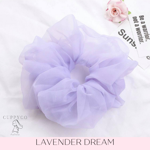 Oversized Organza Scrunchie