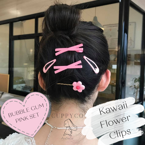 Kawaii Flower Clips