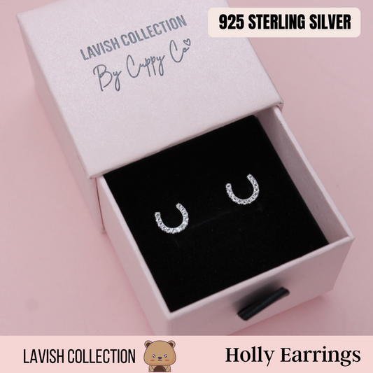 Holly Stud Earrings Sterling Silver