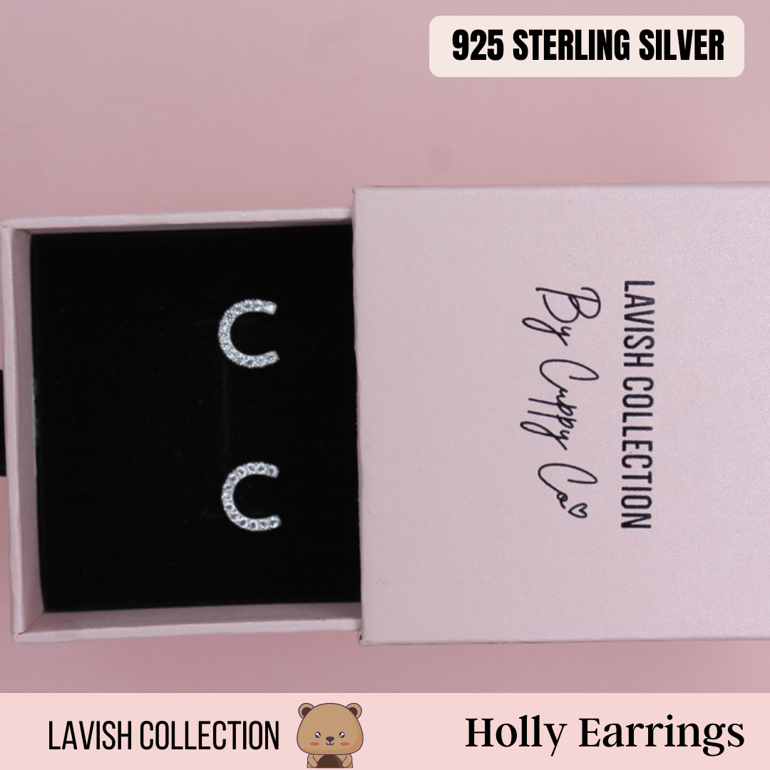 Holly Stud Earrings Sterling Silver