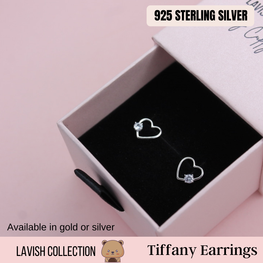 Tiffany Stud Sterling Silver Earrings