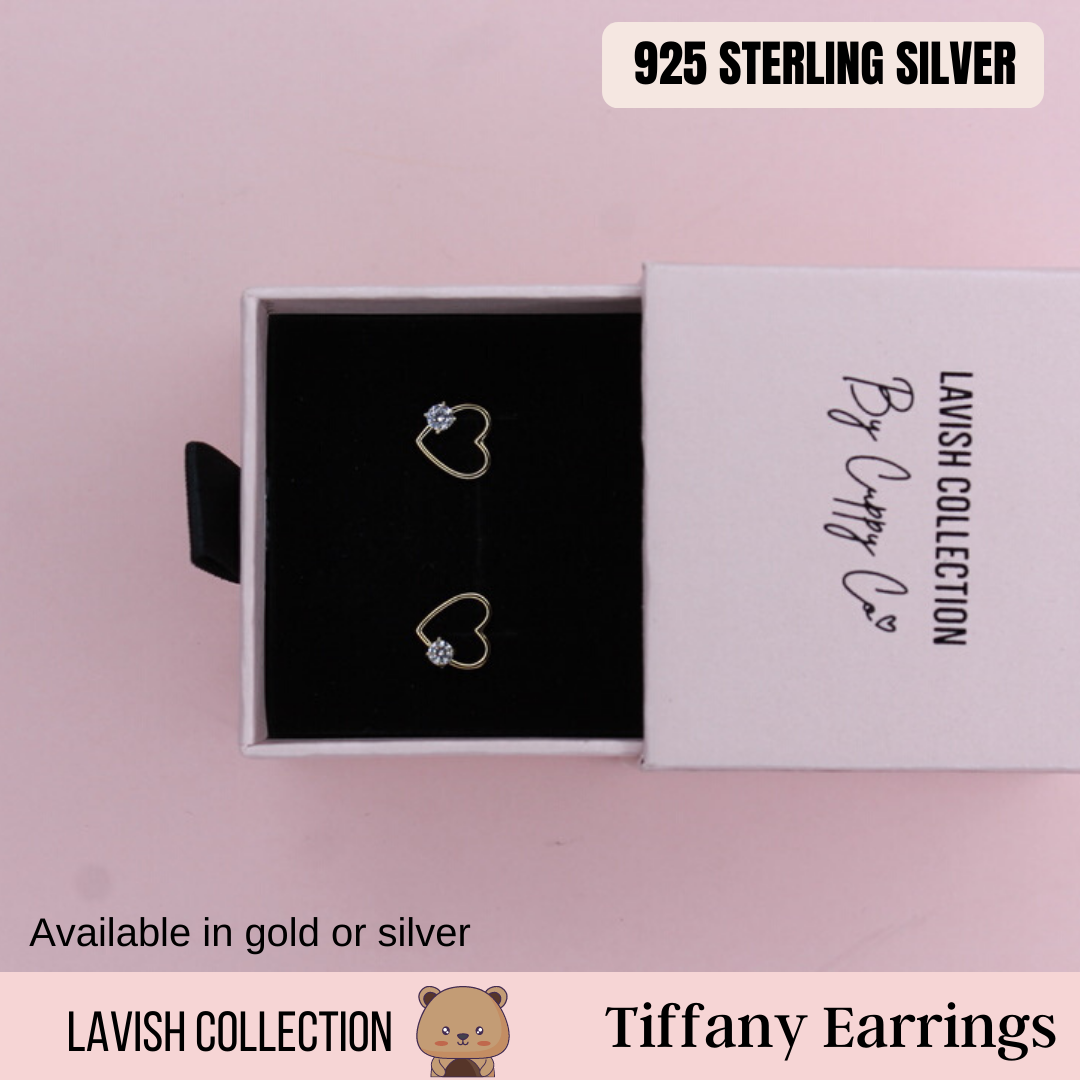 Tiffany Stud Sterling Silver Earrings