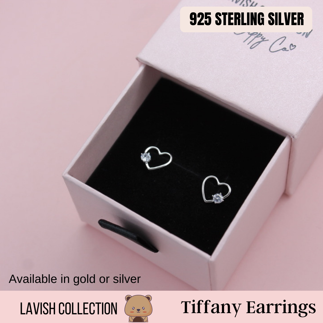 Tiffany Stud Sterling Silver Earrings