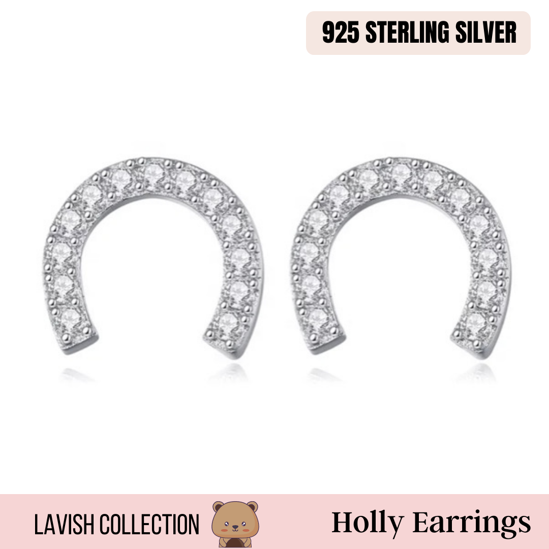 Holly Stud Earrings Sterling Silver