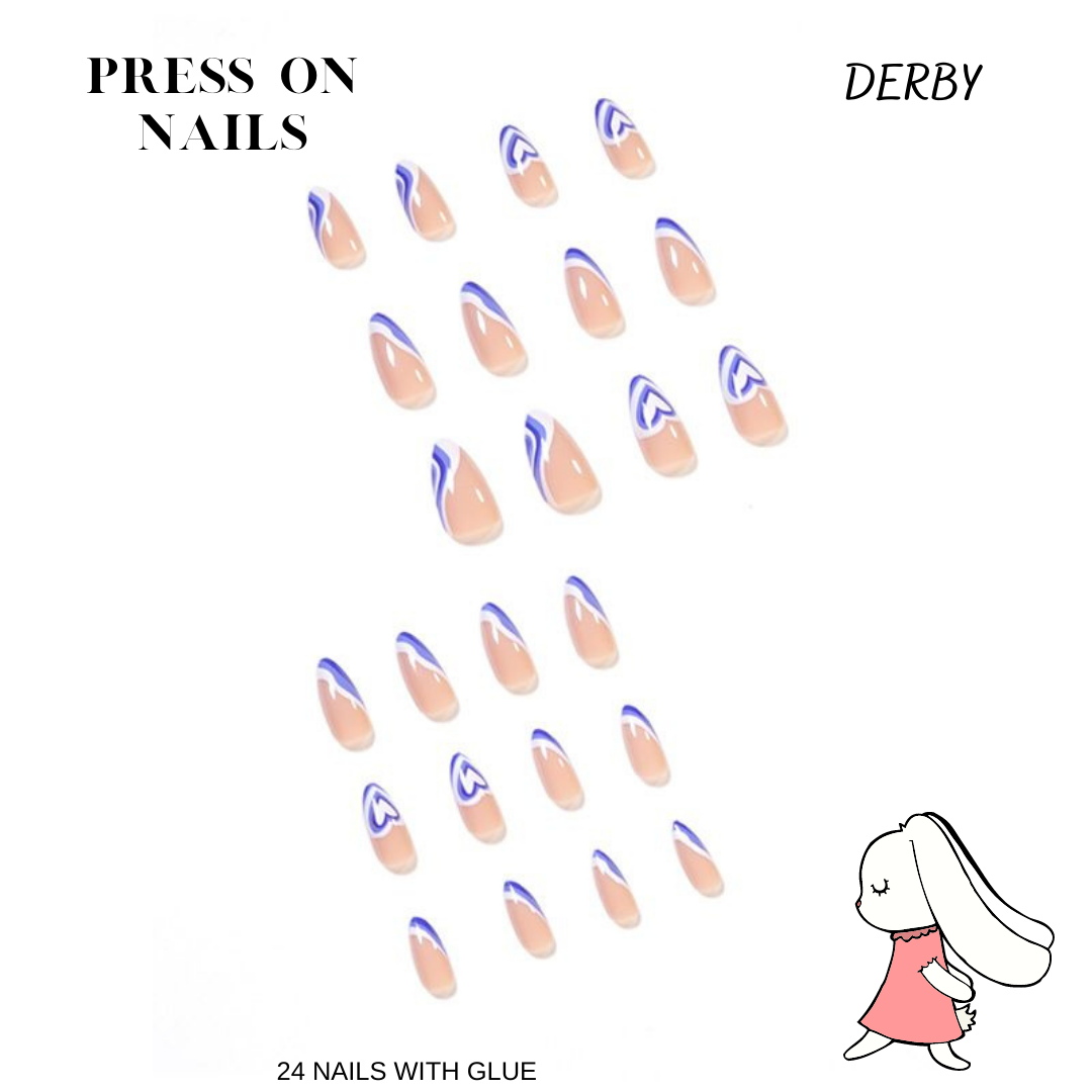 Press On Nails "Derby"