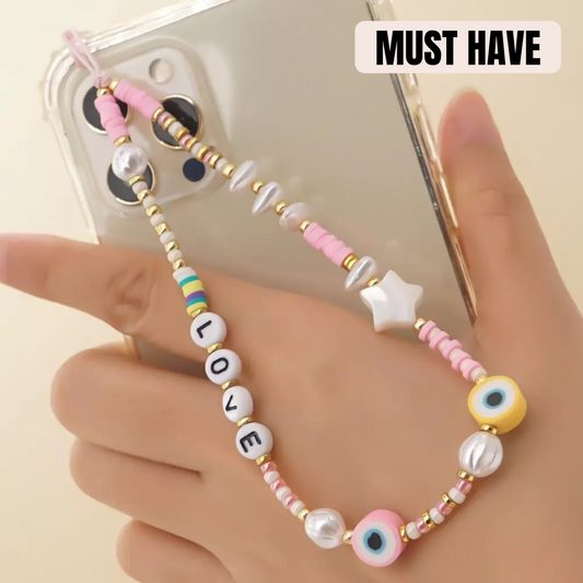 Kawaii Phone Charm "Pearl Love"