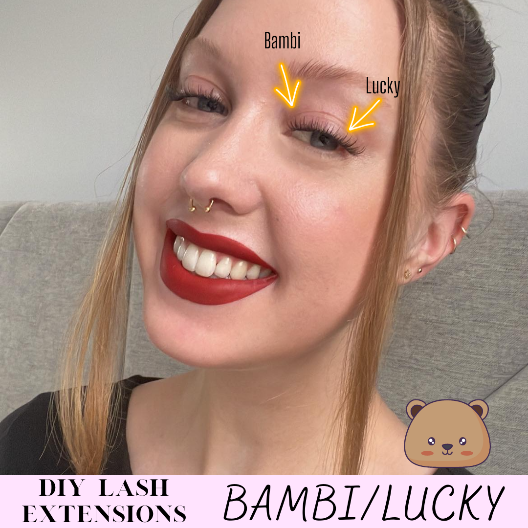 Pre cut DIY lash extensions "Bambi"