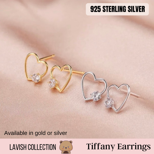 Tiffany Stud Sterling Silver Earrings