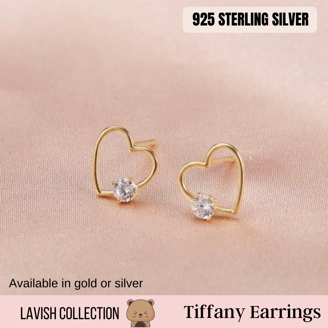 Tiffany Stud Sterling Silver Earrings