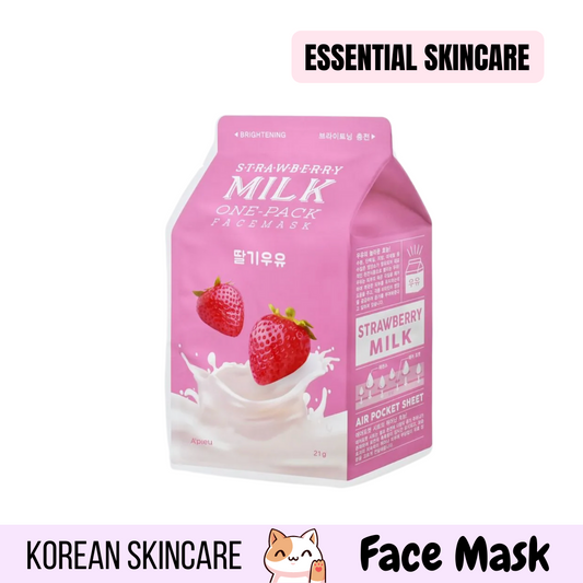 Strawberry Milk One Pack Face Sheet Mask