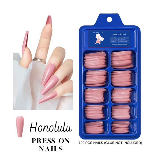 Ballet 100 PCS Press On Nails #19 "Honolulu"
