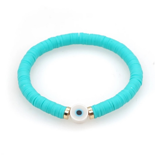 Evil Eye Bracelet "Light Blue"