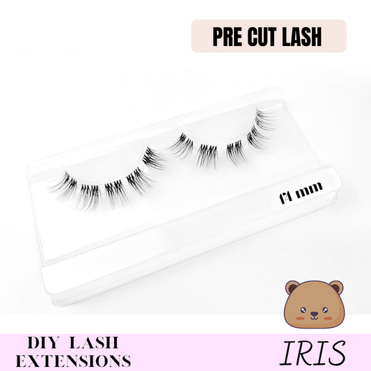 Pre cut DIY eyelash extensions "Iris"