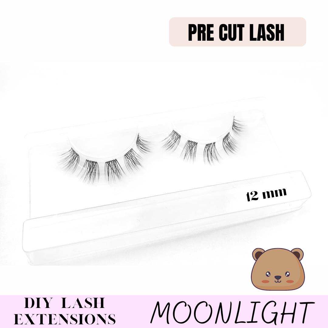 Pre cut DIY eyelash extensions "Moonlight"