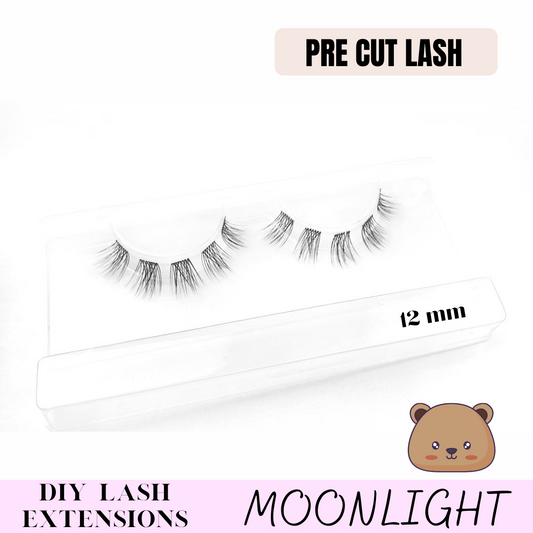 Pre cut DIY eyelash extensions "Moonlight"