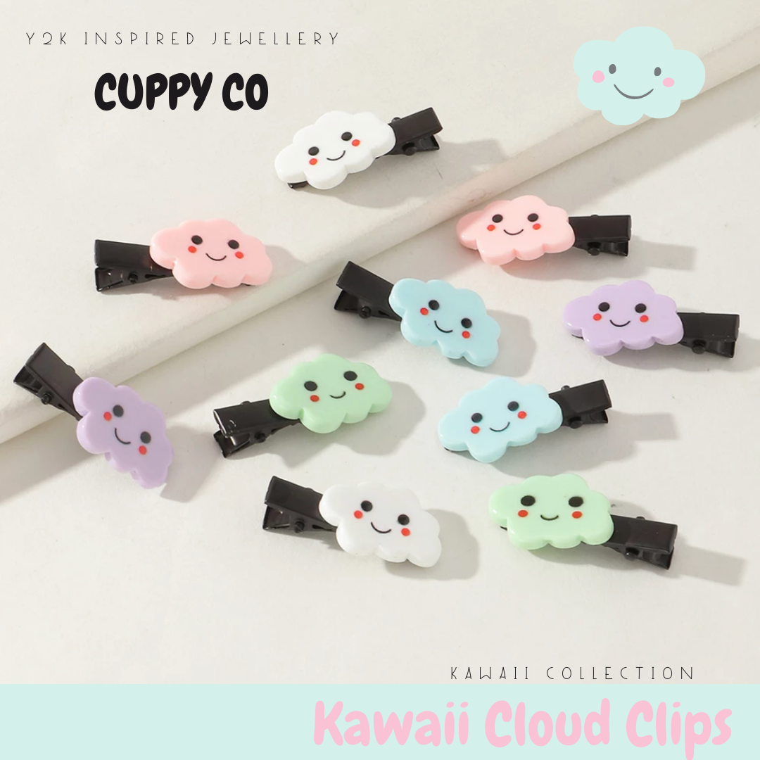 Kawaii Cloud "Pack of 12 Clips"