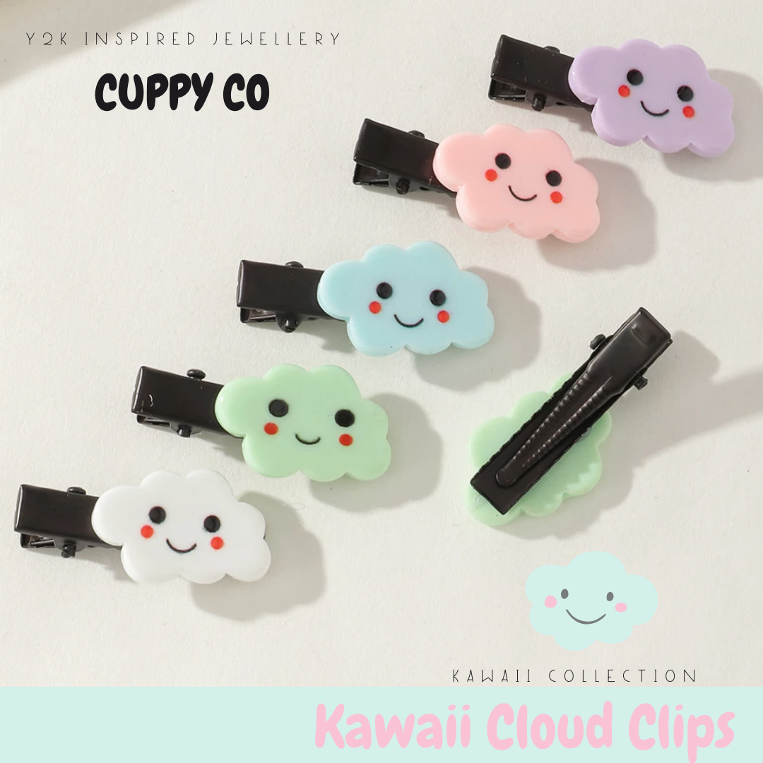 Kawaii Cloud "Pack of 12 Clips"