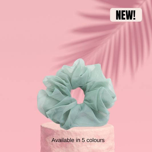 Oversized Organza Scrunchie